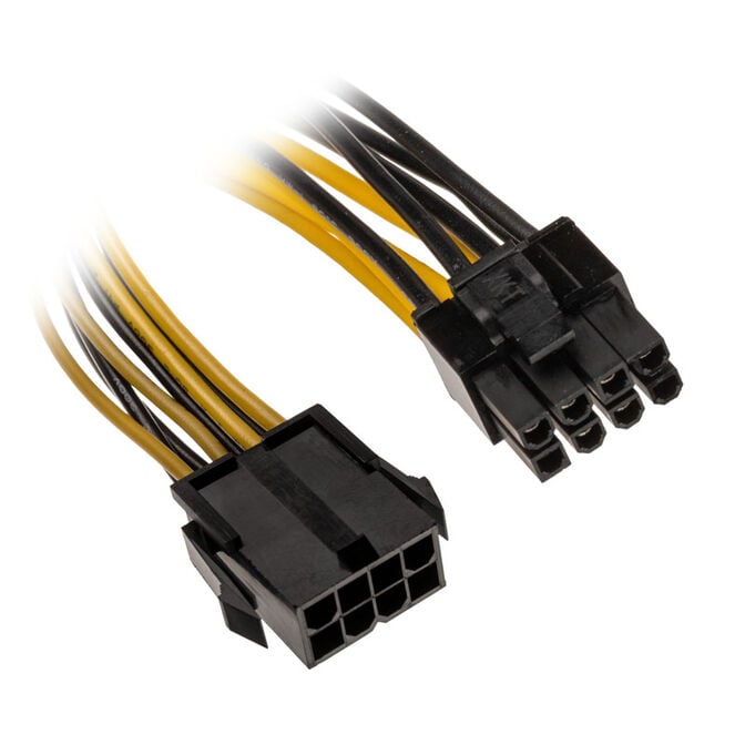 Akasa 12V ATX 8 Pin zu 6+2 Pin PCIe-Kabel image number 0