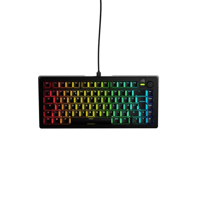 Glorious GMMK 3 HE 75% Gaming Keyboard, Fox HE Switches - ISO UK, black image number 0