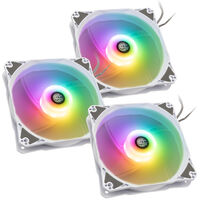 Bitspower Notos RGB PWM L&uuml;fter, 120mm - wei&szlig;, 3er-Pack