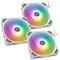Bitspower Notos RGB PWM Fan, 120mm - white, 3-pack