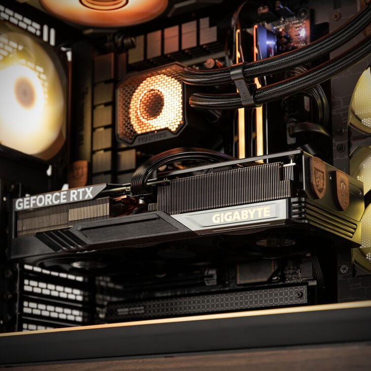 Gaming PC Amber Monastery, AMD Ryzen 5 7600, RTX 4070 Super - Fertig-PC image number 5