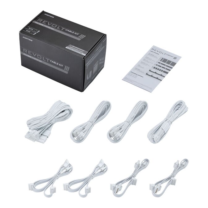 Phanteks Revolt 1000W Platinum Bundle, Netzteil mit Cable Kit - wei&szlig; image number 19
