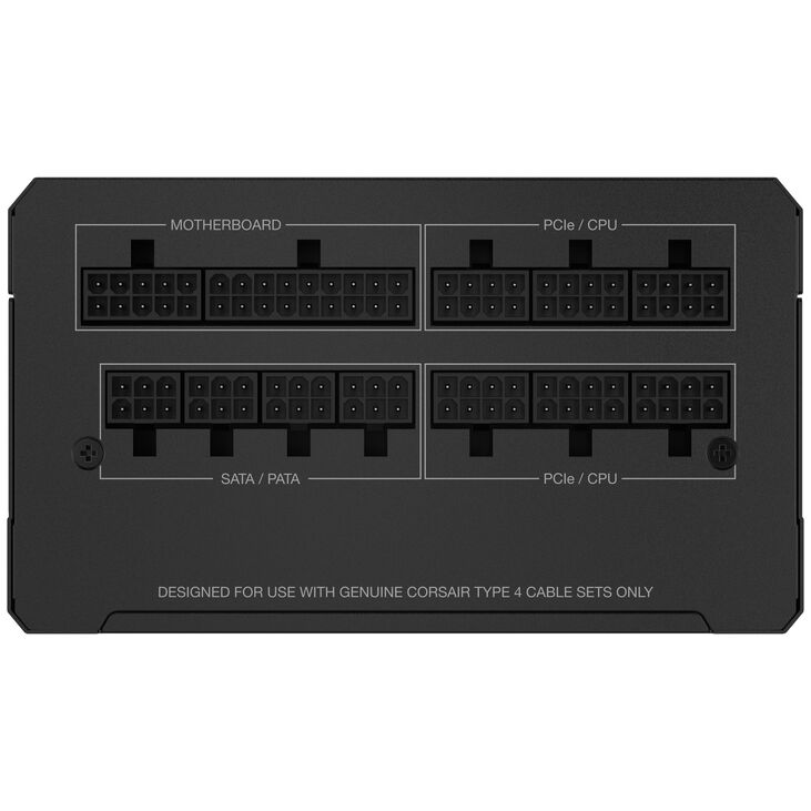 Corsair RMe Series RM1200e 80 PLUS Gold Netzteil, modular, ATX 3.1, PCIe 5.1 - 1.200 Watt, schwarz image number 4