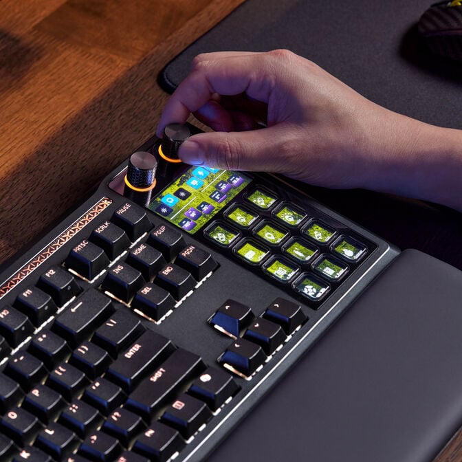 CORSAIR Galleon 100 SD Gaming-Tastatur, Full-Size, integriertes Stream Deck, Hot-Swap, DE - schwarz image number 33