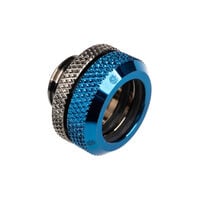 Bitspower Multi-Link Adapter connection straight G1/4 inch female thread to 14mm OD hard tube - glossy black