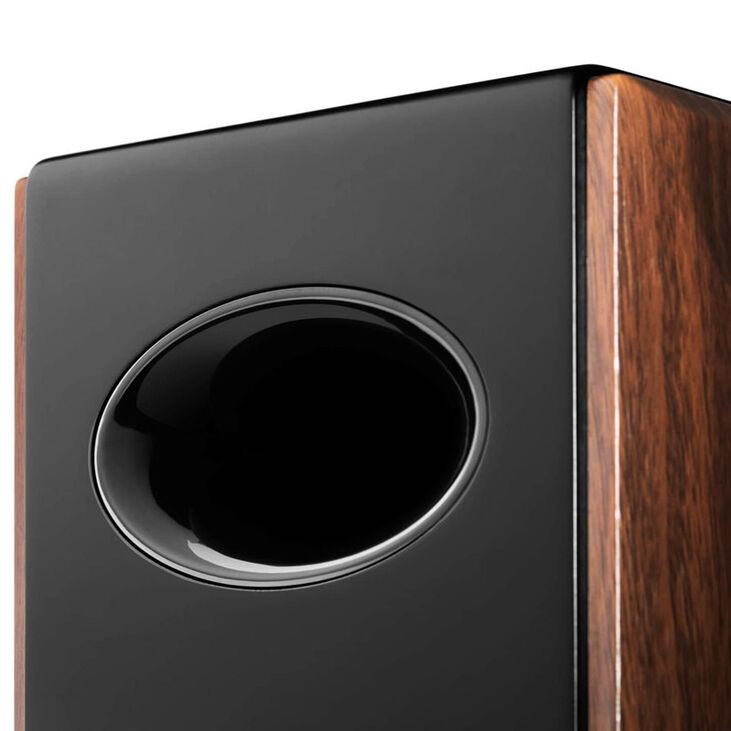 Edifier S2000 MKIII Bluetooth bookshelf speakers (pair) - black/brown image number 5