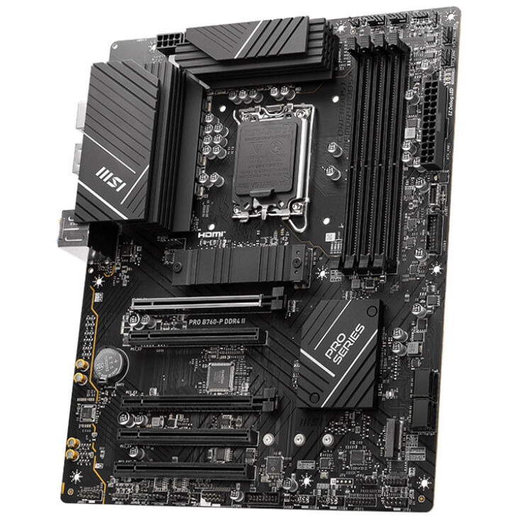 MSI Pro B760-P DDR4 II, Socket LGA 1700, Intel B760, ATX - DDR4 image number 4