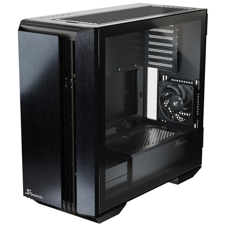 Seasonic SYNCRO Q704 PC Case, Mid Tower + SYNCRO DGC-750 Gold Power Supply - black image number 1