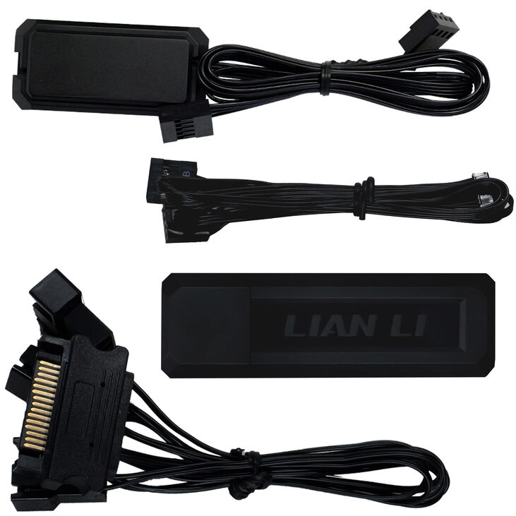 Lian Li UNI FAN TL Wireless LCD Lüfter, ARGB, PWM, 3er-Pack inkl. Controller - 120 mm, schwarz image number 8