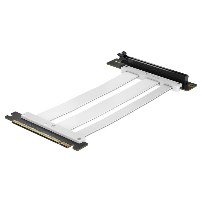 Corsair Premium PCIe-5-Riser-Kabel, 175 mm, x16-Schnittstelle - wei&szlig; image number 1