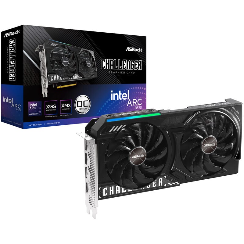 ASRock Arc B570 Challenger 10GB OC Grafikkarte, 10240 MB GDDR6
