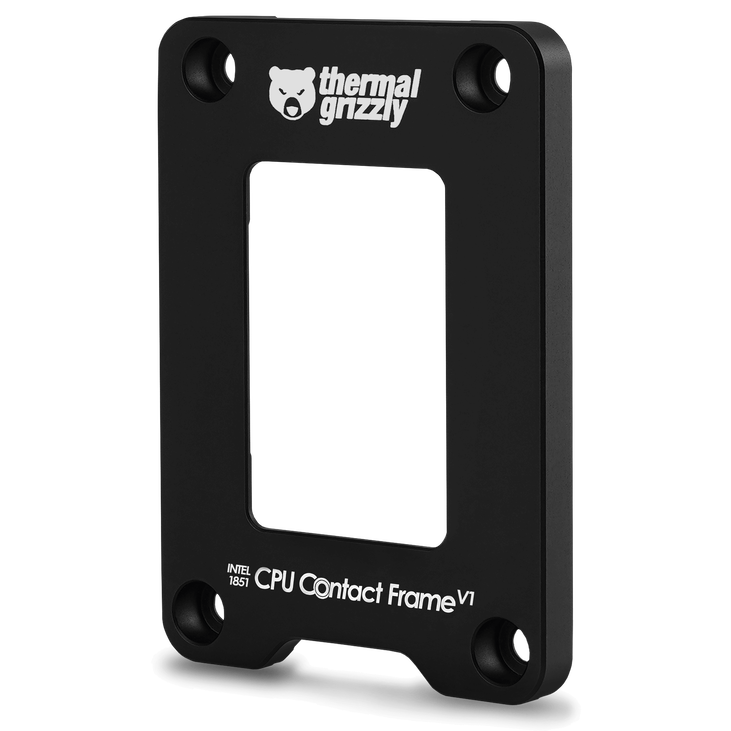 Thermal Grizzly Intel 1851 CPU Contact Frame V1 - schwarz image number 0