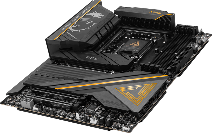 MSI MEG Z890 ACE Mainboard, Sockel LGA 1851, Intel Z890, ATX, DDR5 MSI MEG Z890 ACE Mainboard, Sockel LGA 1851, Intel Z890, ATX, DDR5