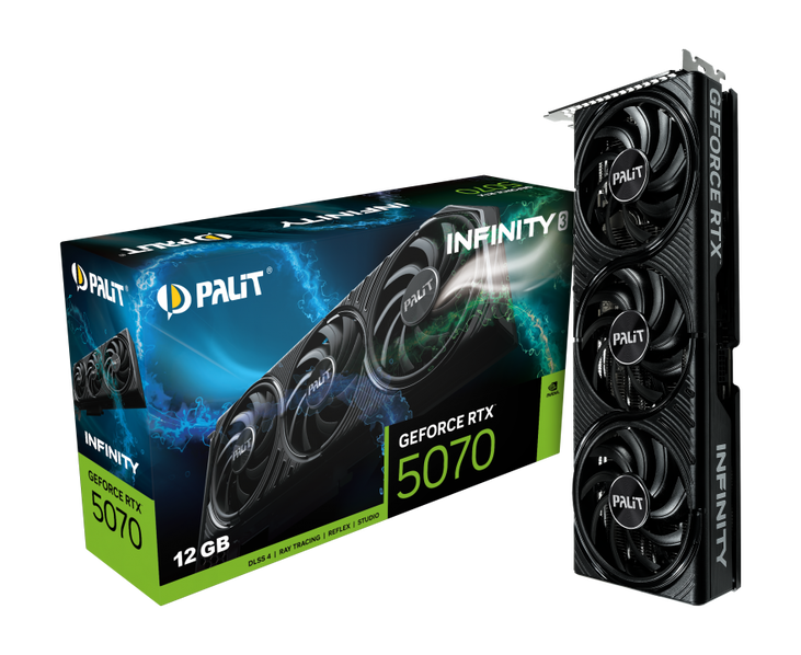Palit GeForce RTX 5070 Infinity 3, 12288 MB GDDR7 image number 0