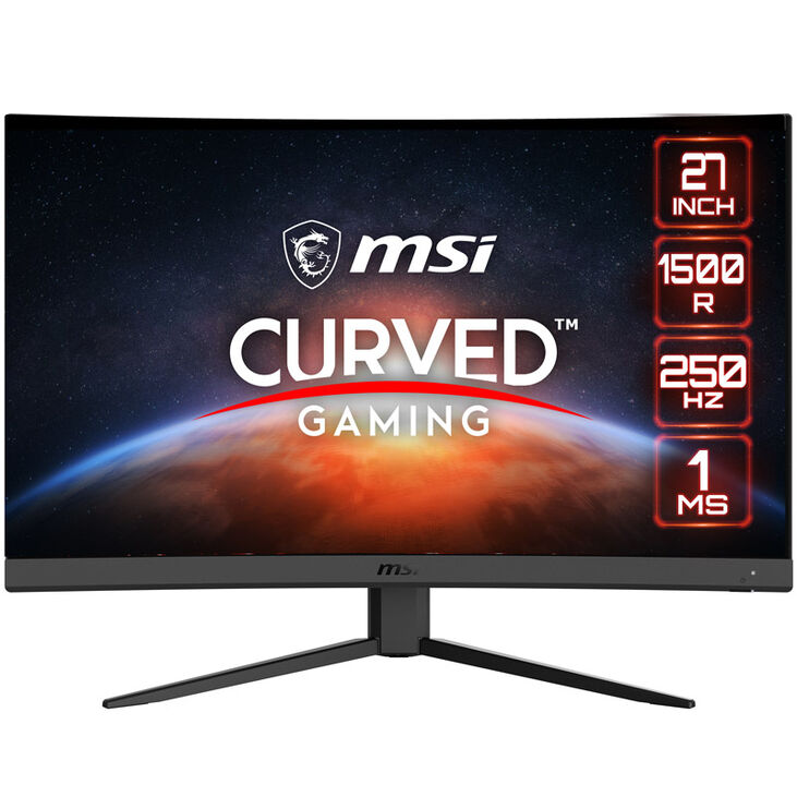 MSI Optix G27C4XDE, 27 inch Curved Gaming Monitor, 250 Hz, VA, FreeSync image number 2