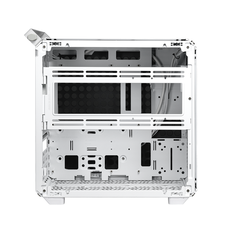 Cooler Master Qube 500 Flatpack PC-Gehäuse, Midi-Tower, ATX, Tempered Glass - weiß image number 3