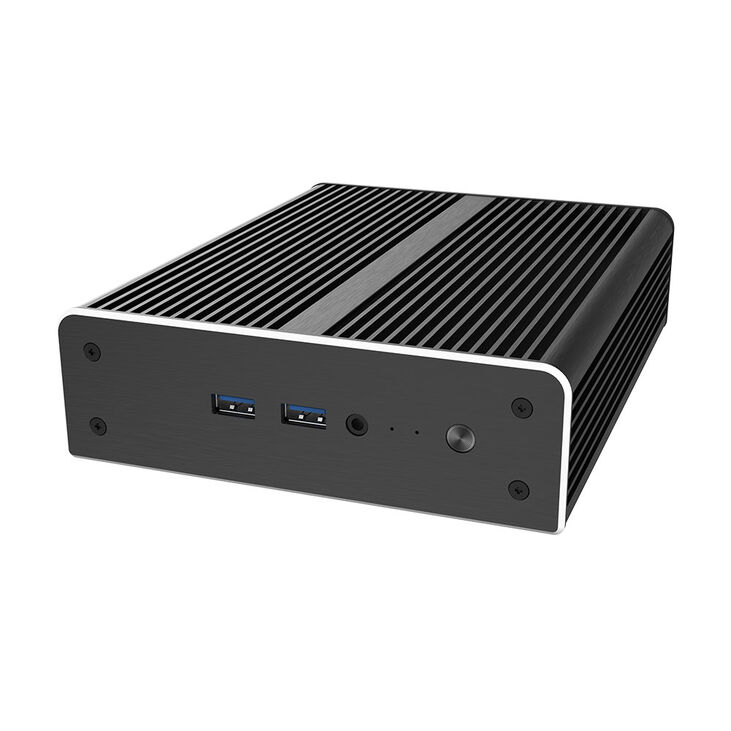 Akasa Newton AC3 UCFF-Gehäuse für Intel NUC 13 Pro mit i3, Fanless - schwarz image number 1