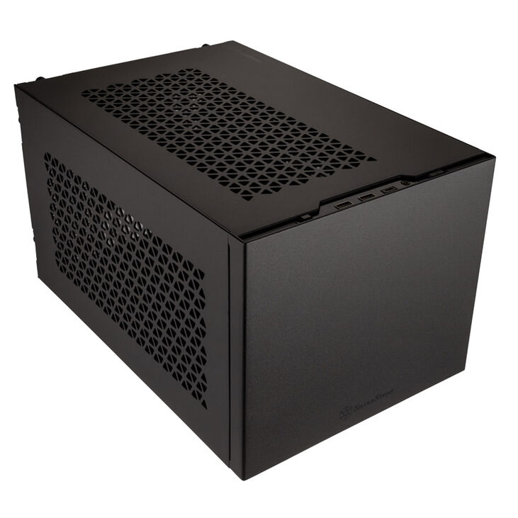 SilverStone SST-SG15B Sugo Mini-ITX Gehäuse - schwarz image number 2