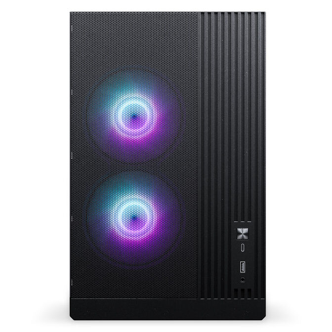 Phanteks XT M3 PC-Geh&auml;use, Mini-Geh&auml;use, mATX, RGB, Tempered Glass - inklusive 3x 120-mm-L&uuml;fter, schwarz image number 7