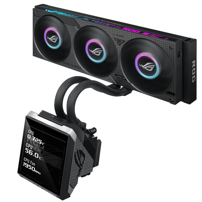 Asus ROG STRIX SLC IV 360 ARGB LCD AiO Water Cooling - 360mm, black image number 1