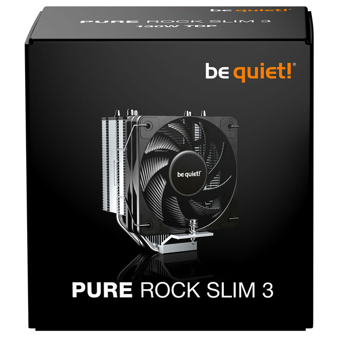 be quiet! Pure Rock Slim 3 CPU-K&uuml;hler, 130W TDP - 100mm, schwarz image number 6