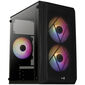 Aerocool CS-107 v2 Micro-ATX case - black