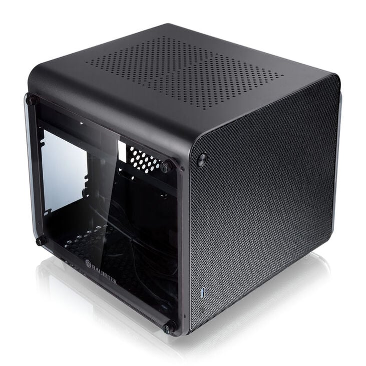Raijintek METIS EVO TG Mini-ITX Gehäuse, Tempered Glass - schwarz image number 1