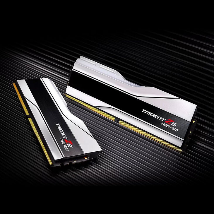 G.Skill Trident Z5 Neo RGB DDR5-6400 RAM, CL32, EXPO  - 48 GB Dual-Kit, weiß image number 4