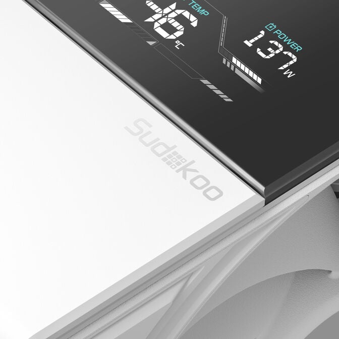 Sudokoo SK700V CPU Cooler - 120mm, white image number 5