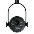 Shure MV7+-BNDL Podcast Microphone XLR/USB - black with stand image number null