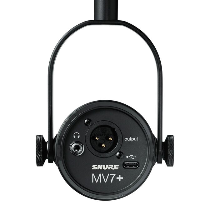 Shure MV7+-BNDL Podcast Microphone XLR/USB - black with stand image number 6