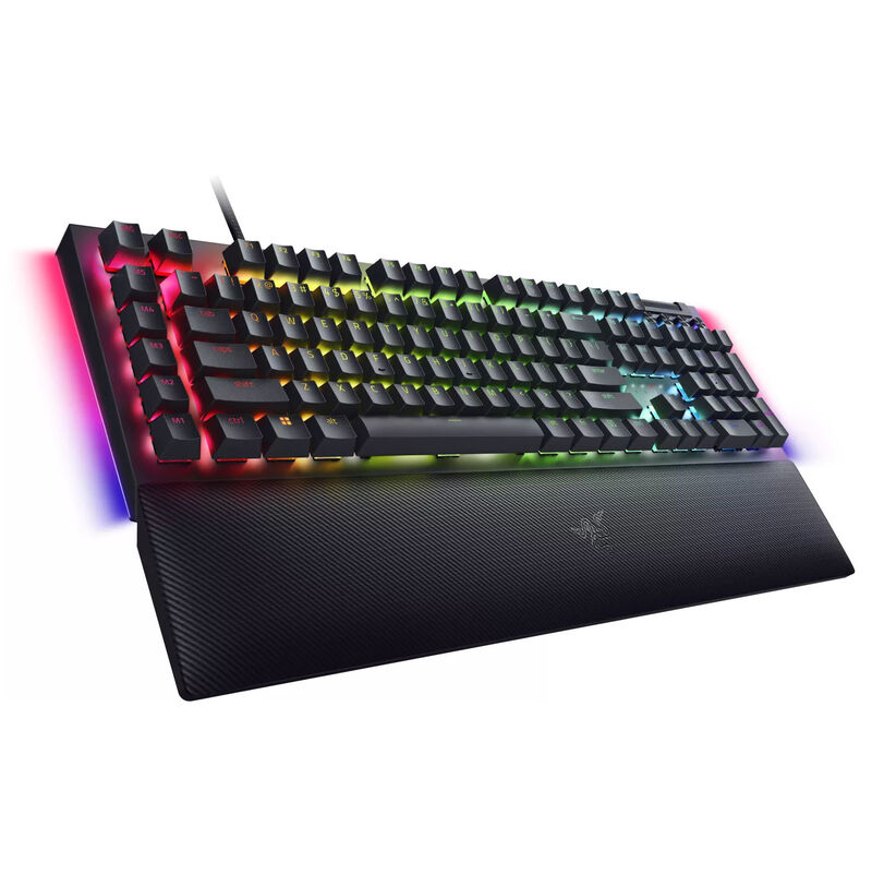 Razer BlackWidow V4 Gaming Tastatur, mechanisch, RGB – Green Switch, schwarz