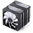 Jonsbo CA80 CPU Cooler, Dual-Tower, 2 x 120mm, PWM, RGB - black image number null