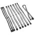 Kolink Core Pro Braided Cable Extension Kit 12V-2x6 Typ 1 - Jet Black/Brilliant White image number null