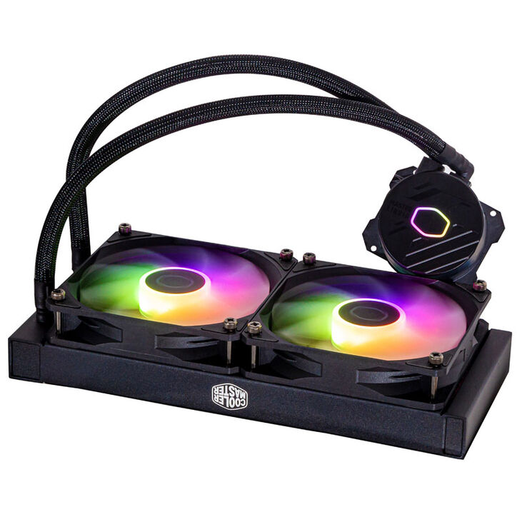 Cooler Master MasterLiquid 240L Core ARGB Komplett-Wasserkühlung - schwarz image number 2
