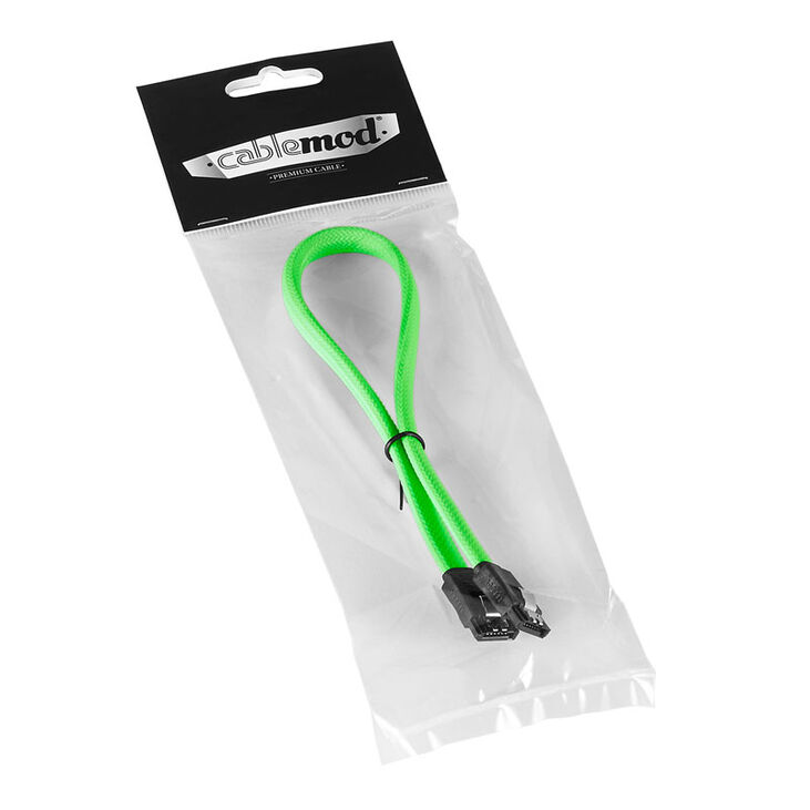 CableMod ModMesh SATA 3 Cable 60cm - light green image number 3