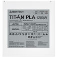 Montech Titan PLA 1200W, 80 PLUS & Cybenetics Platinum, modular, PCIe 5.1 - 1200 Watt. wei&szlig; image number null