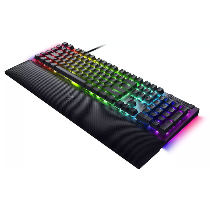 Razer BlackWidow V4 Gaming Keyboard, mechanical, RGB – Green Switch, black image number 3