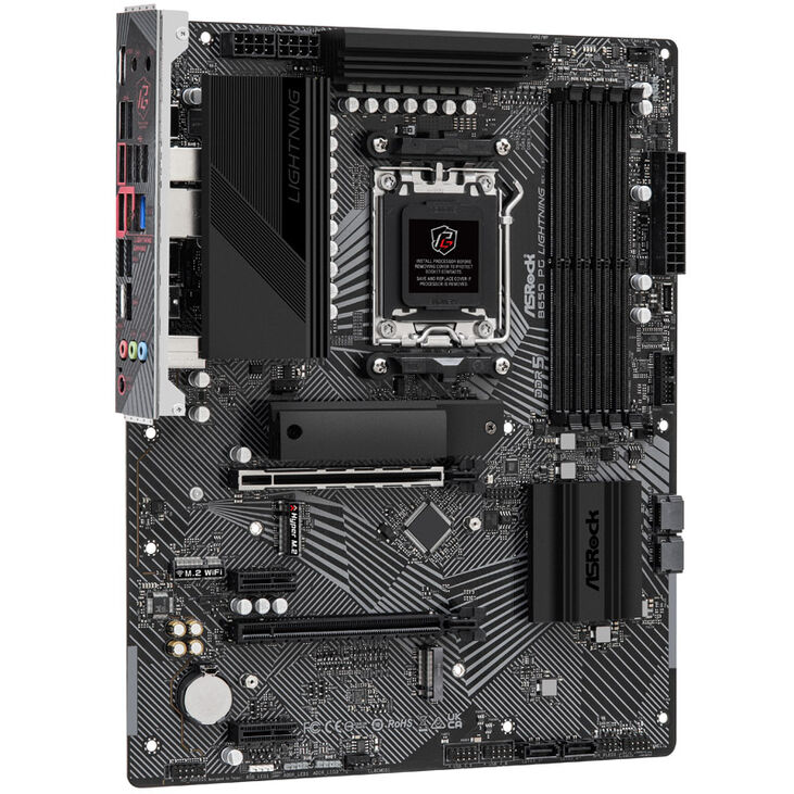 ASRock B650 PG Lightning, AMD B650 Mainboard - Sockel AM5, DDR5 image number 1