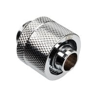 Alphacool Eiszapfen connection straight G1/4 inch female thread to 16/10mm - chrome silver