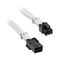BitFenix Alchemy 6-Pin-PCIe-Verl&auml;ngerungskabel, 45 cm, sleeved - wei&szlig;