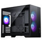 Phanteks XT M3 PC Case, Mini Case, mATX, RGB, Tempered Glass - including 3x 120mm Fans, Black