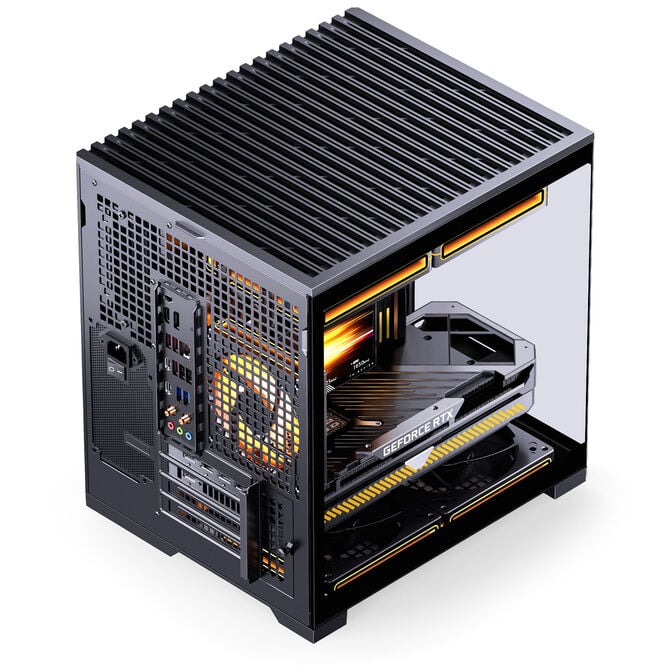 Jonsbo D34 PC-Geh&auml;use, Mini-Tower mATX, Display - schwarz image number 9