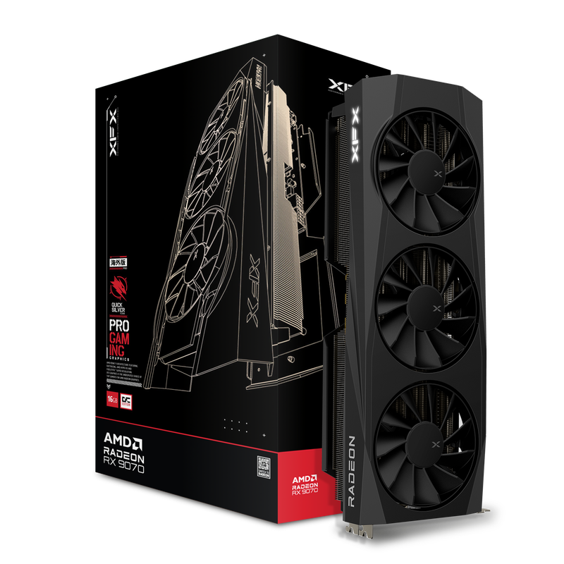XFX Quicksilver Radeon RX 9070 OC Gaming Edition Grafikkarte, 16384 MB GDDR6 Image