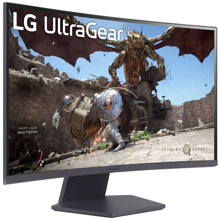 LG UltraGear 27GS60QX-B, 68,6 cm (27 Zoll) Curved, 180Hz, FreeSync, VA - DP, 2xHDMI image number 3