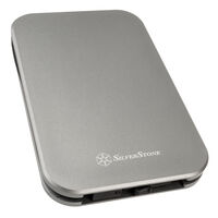 SilverStone SST-MMS02C, external hard drive enclosure - silver