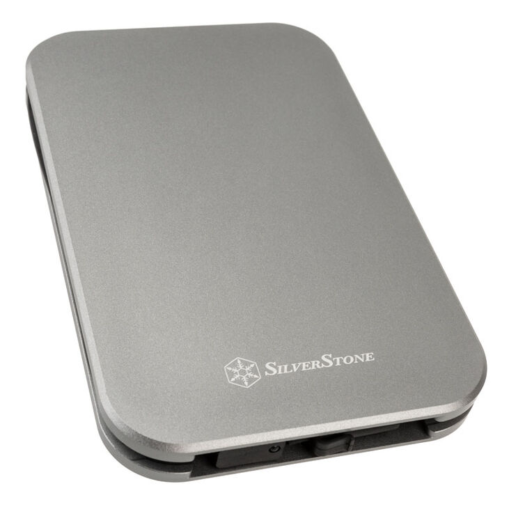 SilverStone SST-MMS02C, external hard drive enclosure - silver image number 0