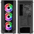 Aerocool Prism ARGB Mid Tower, Tempered Glass - Black image number null