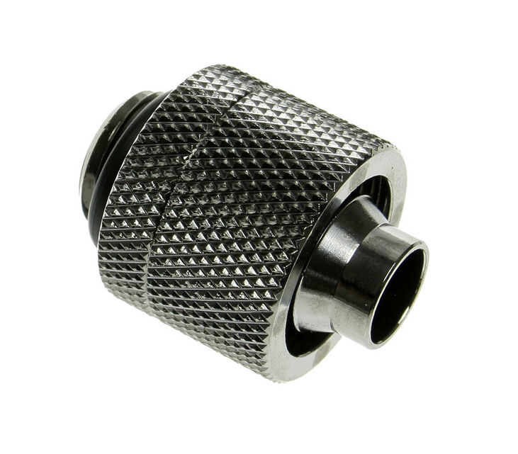 Bitspower Anschluss gerade G1/4 Zoll AG auf 16/10mm - schwarz glänzend image number 0