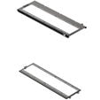 HAVN HS 420 Fan Brackets for 360 mm Radiators - black image number null